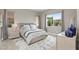 Bright and airy bedroom with natural light, plush carpet, and neutral tones creating a relaxing retreat at 2153 King Crest Ct, Henderson, NV 89052