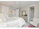 Bright bedroom with white walls, a comfortable bed, and stylish furnishings providing a relaxing retreat at 2153 King Crest Ct, Henderson, NV 89052