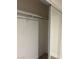 A bright closet with rail for hangers and mirror sliding doors at 321 Beaumont St, Las Vegas, NV 89106