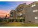 Cozy condos boast balconies and manicured lawns with desert mountain views at sunset at 3550 Bay Sands Dr # 1003, Laughlin, NV 89029