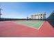 Enjoy a game on the community tennis court with well-maintained landscaping and HOA buildings at 3550 Bay Sands Dr # 1003, Laughlin, NV 89029