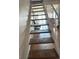 Carpet-free staircase leading to living area at 4016 Edgeford Pl, Las Vegas, NV 89102