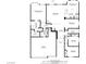 Detailed floor plan showing the layout of the house, including bedrooms, bathrooms, and living areas at 4029 Ricebird Way, North Las Vegas, NV 89084