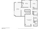 Detailed floor plan of the second floor layout at 4889 W Montara Cir, Las Vegas, NV 89121