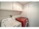 Functional laundry area equipped with both a washing machine and dryer at 4889 W Montara Cir, Las Vegas, NV 89121