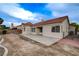 Backyard view showcasing a patio and potential for outdoor enjoyment at 5124 Appealing Ct, Las Vegas, NV 89130