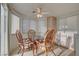 Charming breakfast nook with lots of natural light and seating for four at 5124 Appealing Ct, Las Vegas, NV 89130