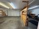 Spacious garage features ample lighting and storage for multiple vehicles at 5255 Autumn Sky Rd, Las Vegas, NV 89118