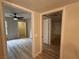 View of a bedroom featuring wood-look floors, a window, and a closet at 555 E Silverado Ranch Blvd # 1034, Las Vegas, NV 89183