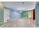 Dining area features tile floors, neutral paint, and access to a backyard at 632 Arrayo Way, Boulder City, NV 89005