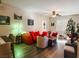 Comfortable living room with contemporary furnishings and abundant natural light at 8324 W Charleston Blvd # 1036, Las Vegas, NV 89117