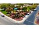 Well-maintained community playground surrounded by palm trees and lush landscaping at 10089 Clifton Forge Ave, Las Vegas, NV 89148