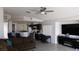 Bright, open living space with a media center and seamless flow to the kitchen at 1214 Emerald Stone Ave, North Las Vegas, NV 89081