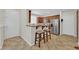 Stylish kitchen with stainless steel appliances and counter seating at 1525 Spiced Wine Ave # 14105, Henderson, NV 89074