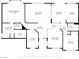 Floor plan of home showing the primary bedroom, living room, dining area, kitchen, and office at 1613 Williamsport St, Henderson, NV 89052