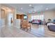 Bright living room with hardwood floors, recessed lighting, and comfortable seating at 1613 Williamsport St, Henderson, NV 89052