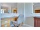 Office nook with built in desk and drawers at 1613 Williamsport St, Henderson, NV 89052