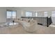 Loft living room features a balcony, stylish furniture and light, bright colors at 168 Robledo St, Las Vegas, NV 89138