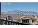 Scenic mountain views from a residential community with tile roofs and desert landscaping at 168 Robledo St, Las Vegas, NV 89138