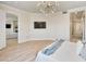 Bright and airy bedroom provides access to the bathroom and living area at 20 Via Mantova # 208, Henderson, NV 89011