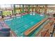 Bright indoor pool with designated swim lanes, perfect for year-round fitness and recreation within the community at 2056 Oliver Springs St, Henderson, NV 89052