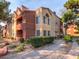 Beautiful exterior view of the apartments with landscaped grounds and walkways, providing a peaceful environment at 2200 S Fort Apache Rd # 2071, Las Vegas, NV 89117