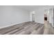 Bright bedroom features modern gray flooring and a neutral color palette throughout at 2451 N Rainbow Blvd # 2144, Las Vegas, NV 89108