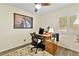 Bedroom featuring a workspace and window for natural light at 2708 Norbeck St, Las Vegas, NV 89117