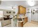The kitchenette opens up to the living room at 2708 Norbeck St, Las Vegas, NV 89117