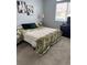Neutral toned bedroom featuring carpeted floors and natural lighting at 3400 Denali Preserve St, Las Vegas, NV 89122