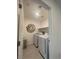 Modern laundry room featuring white washer and dryer at 3534 Alpheus River Ave, Las Vegas, NV 89106
