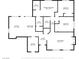 Detailed floor plan illustrating the layout of the house, including room dimensions at 3661 Margarita Way, Las Vegas, NV 89103