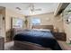 Inviting bedroom featuring neutral walls, carpet, and updated furnishings at 3661 Margarita Way, Las Vegas, NV 89103