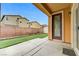 Well-maintained backyard with artificial turf, shed, and easy access at 4078 Blue Manor Ln, North Las Vegas, NV 89032