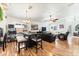 Spacious living room with hardwood floors and abundant natural light at 4329 Skimmers Ct, North Las Vegas, NV 89084
