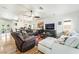 Spacious living room with hardwood floors and abundant natural light at 4329 Skimmers Ct, North Las Vegas, NV 89084