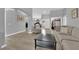 Bright living room features wood-look flooring, neutral paint, and seamless flow at 5433 Escallonia St, Las Vegas, NV 89149