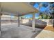 Covered patio in a fenced backyard, ideal for outdoor gatherings and relaxation at 5466 Silverheart Ave, Las Vegas, NV 89142