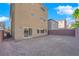 Large backyard with potential for a pool and other outdoor upgrades at 6142 Kelson Creek Ct, Las Vegas, NV 89118