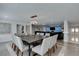Dining area featuring seating for twelve and modern decor at 6419 Eldora Ave, Las Vegas, NV 89146