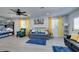 Versatile sitting area with bunk beds, trundle bed, and space for relaxing, playing, and sleeping at 6419 Eldora Ave, Las Vegas, NV 89146