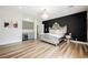 Spacious main bedroom features a wet bar, elegant lighting, and luxe finishes at 764 Ricota Ct, Henderson, NV 89012