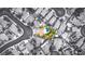 An aerial view highlighting the home's location in a residential neighborhood at 8253 Ruby Mountain Way, Las Vegas, NV 89128