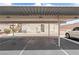 Assigned covered parking area with marked spaces and convenient access to building entrances for residents and guests at 829 Rock Springs Dr # 201, Las Vegas, NV 89128