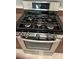 LG stainless steel gas range oven features five burners at 9148 Alluring Ave, Las Vegas, NV 89149