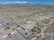 Beautiful home with desert landscaping, desert surroundings, and mountain views at 961 Laguna St, Pahrump, NV 89048