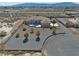 Expansive home featuring desert landscaping, desert surroundings, and mountain views at 961 Laguna St, Pahrump, NV 89048