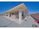 Expansive backyard with a covered patio and hot tub, designed for relaxation and outdoor enjoyment at 961 Laguna St, Pahrump, NV 89048