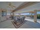 Generous covered patio featuring an outdoor dining area, ideal for gatherings and enjoying the open-air ambiance at 961 Laguna St, Pahrump, NV 89048