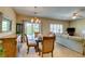 Open dining area with sliding glass door, seamlessly connected to the living room at , Henderson, NV 89044